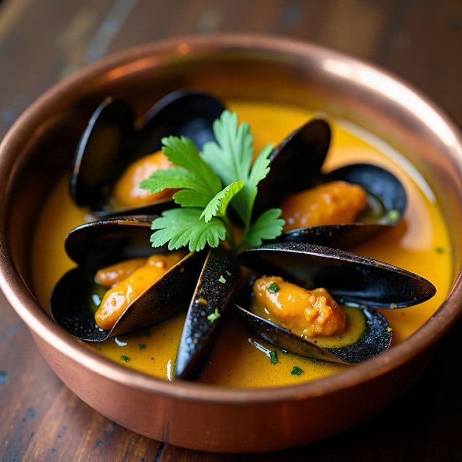 Curry Mussels